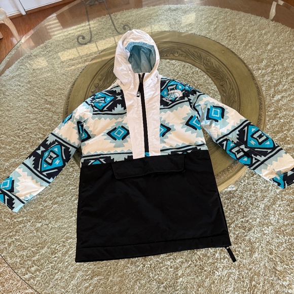 The North Face Other - The North Face Girls' Brianna Hooded Jacket Aztec Blue/Black Size Youth S/P 7/8